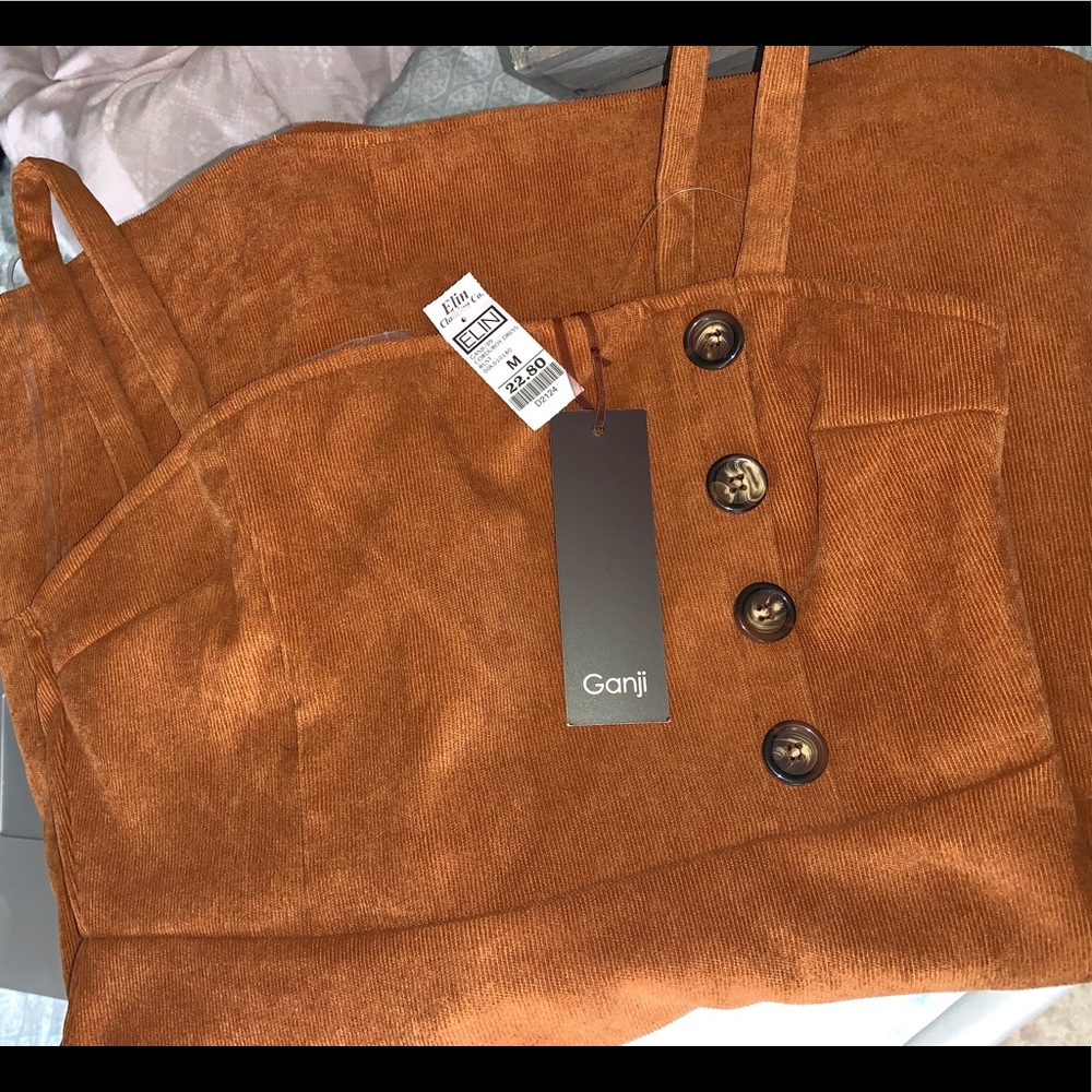 Burnt Orange Mini Dress